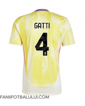 Juventus Federico Gatti #4 Tricou Fotbal Replică 2024-25 Barbati Deplasare